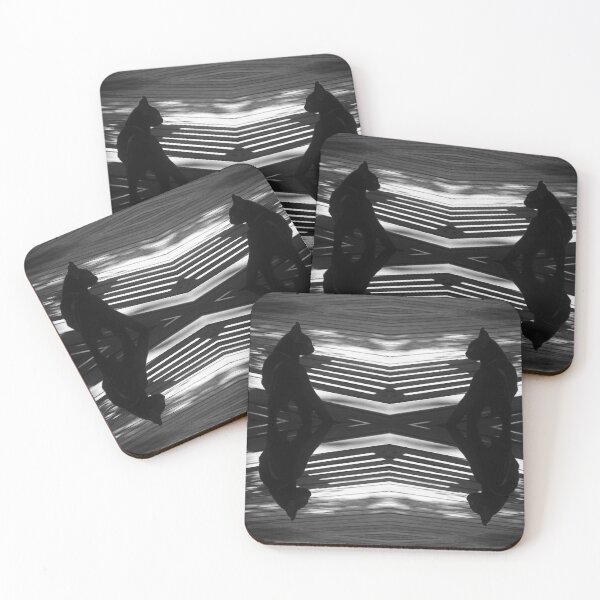 Item preview, Boardwalk Black Cat Shadows  designed and sold by SpiritGifts.
