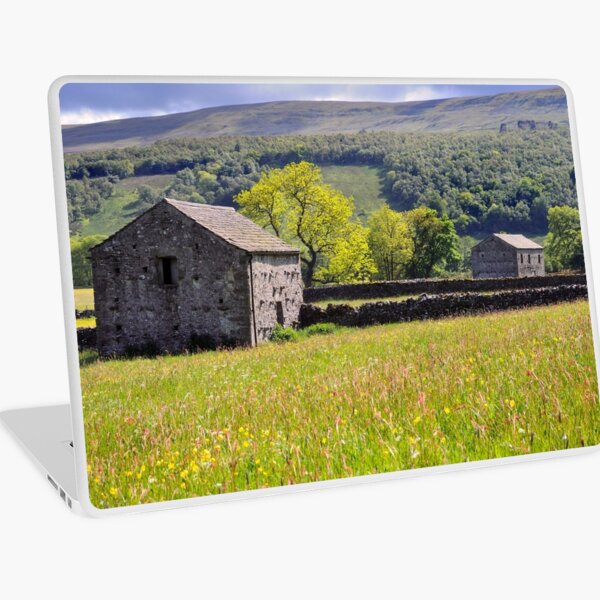 Summer Meadow, Wharfedale - The Yorkshire Dales Laptop Skin