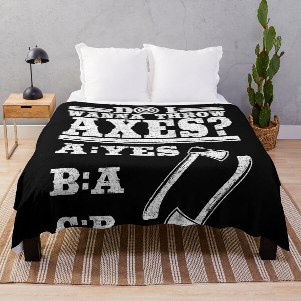 Item preview, Axe Throwing Gift Quote Do I Wanna Throw Axes? designed and sold by Stronzi.