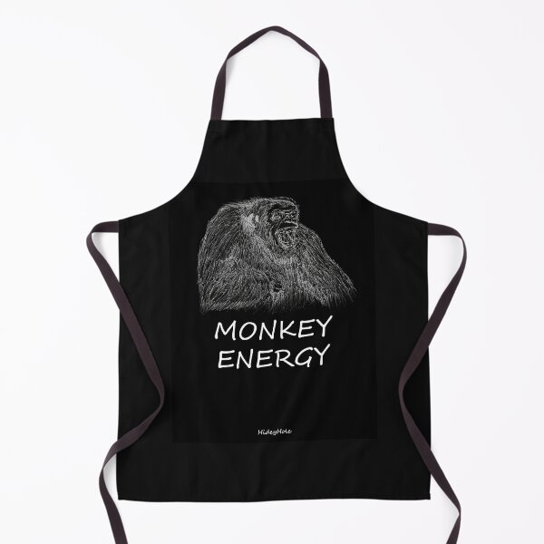 Item preview, Monkey Energy (Black) designed and sold by HideyHole.