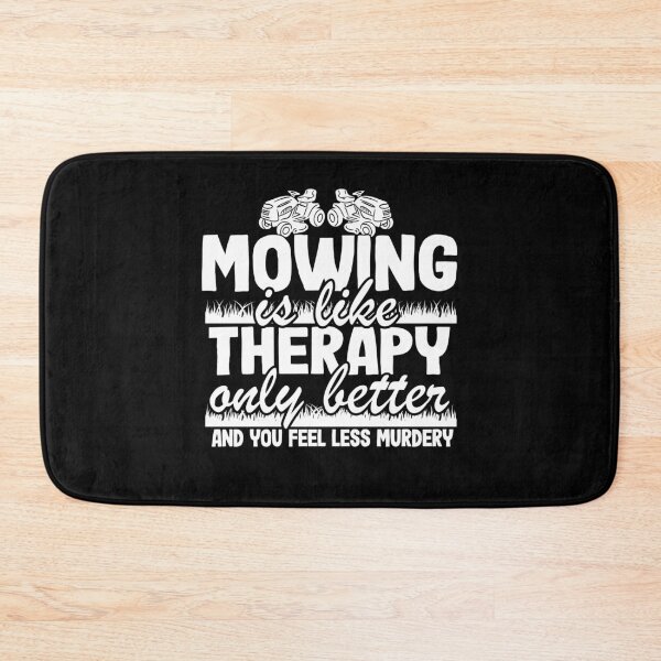 Item preview, Mowing Is Like Therapy Only Better Gardening Dad Gift Funny designed and sold by Stronzi.