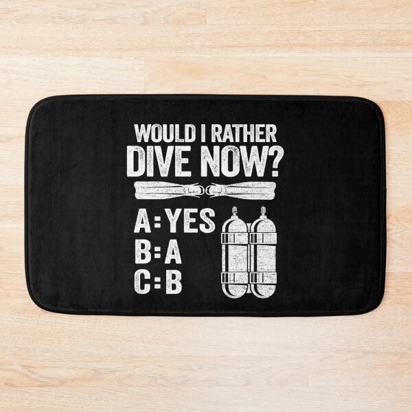 Item preview, Funny Diver Would I Rather Dive Now Scuba Diving  Gift designed and sold by Stronzi.
