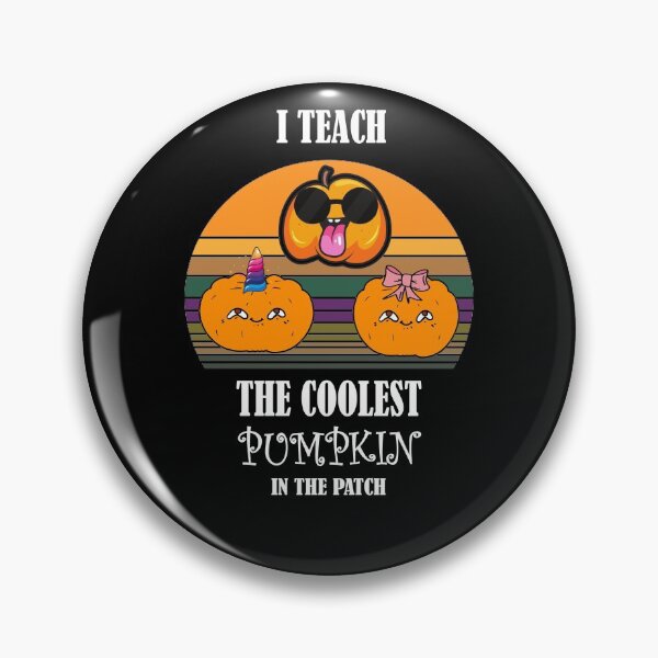 Item preview, I Teach The Coolest Pumpkin In The Patch Funny Halloween Gift for Boys Girls Men Womens  designed and sold by sichaz.