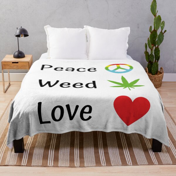 Item preview, Peace, weed and love - Best cannabis design. designed and sold by WeedHighLife.