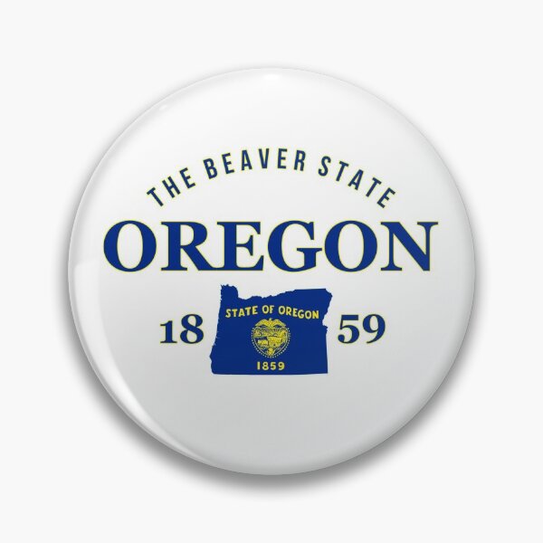 Item preview, Oregon Pride State Flag Native Beaver State  designed and sold by The Junto Shop.
