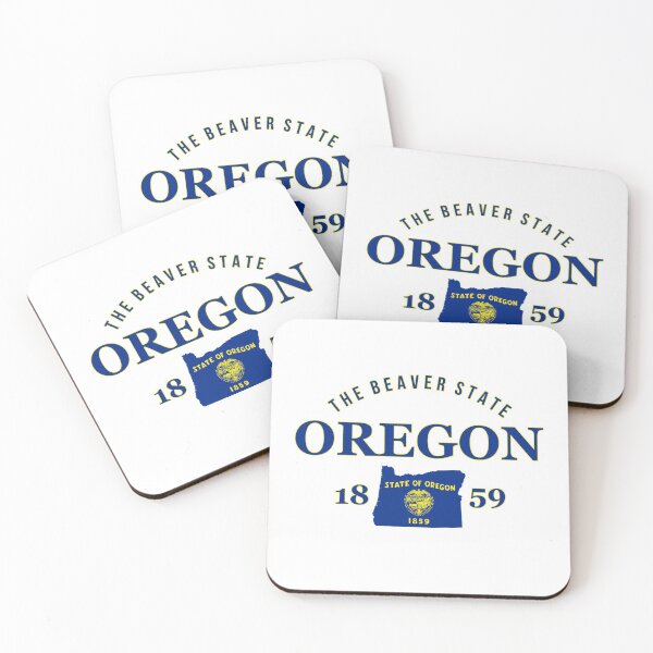 Item preview, Oregon Pride State Flag Native Beaver State  designed and sold by The Junto Shop.