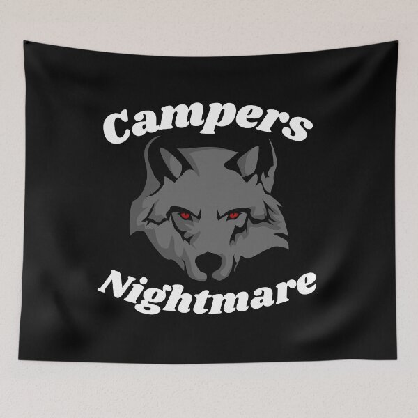 Item preview, Camping Campers Wolf Nightmare designed and sold by JackLamel.