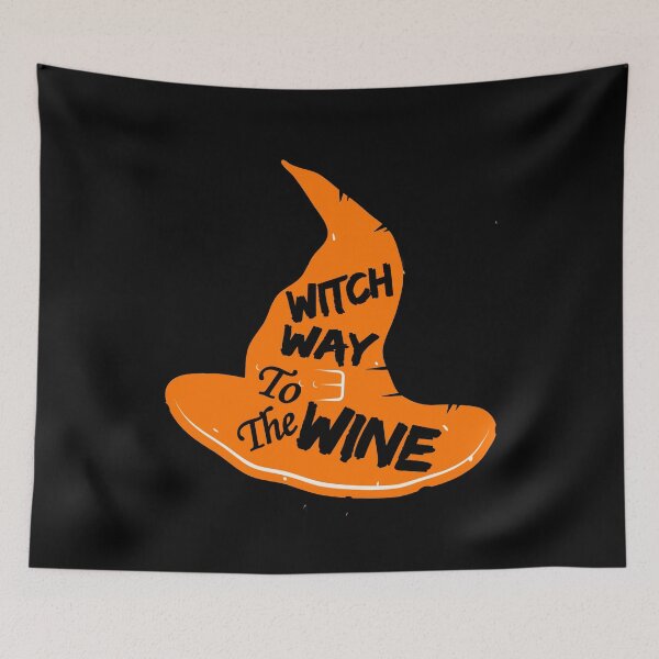 Item preview, Witch Way To The Wine T-shirt, funny halloween t-shirt, Gift for halloween. designed and sold by mHmShop.