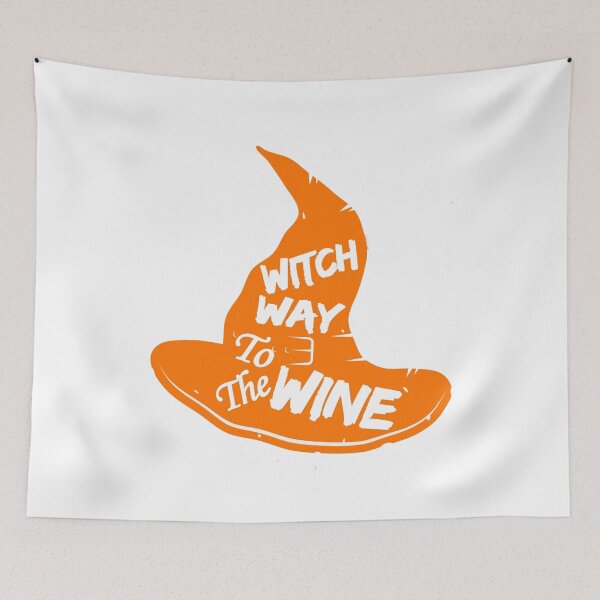 Item preview, Witch Way To The Wine T-shirt, funny halloween t-shirt, Gift for halloween. designed and sold by mHmShop.