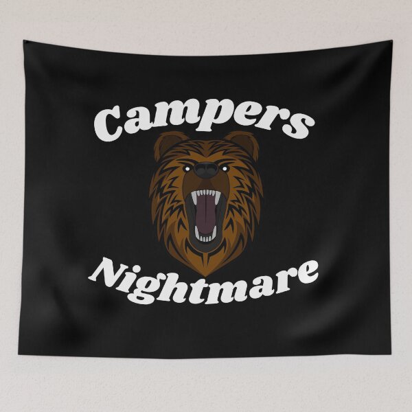 Item preview, Camping Bear Campers Nightmare designed and sold by JackLamel.