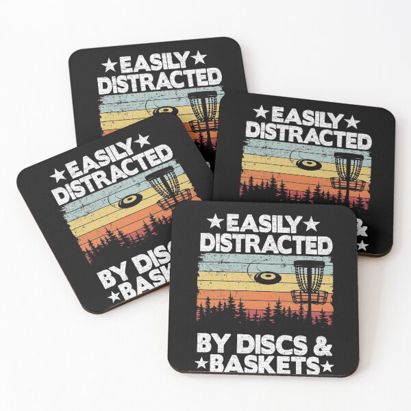 Item preview, Disc Golf Easily Distracted By Discs & Baskets Gift Funny designed and sold by Stronzi.