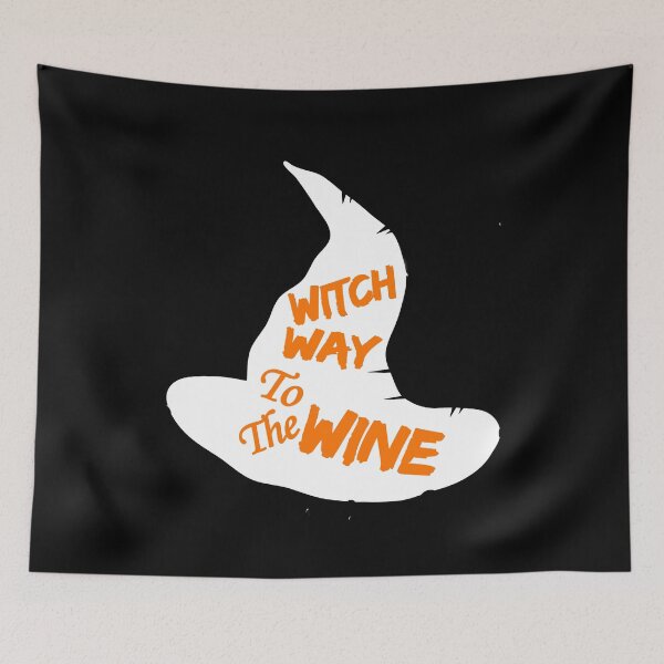 Item preview, Witch Way To The Wine T-shirt, funny halloween t-shirt, Gift for halloween. designed and sold by mHmShop.
