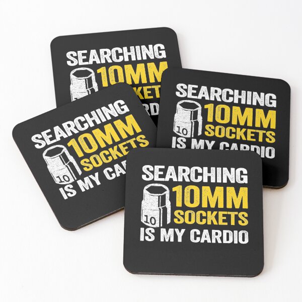 Item preview, Searching 10mm Sockets Is My Cardio Funny Mechanic designed and sold by Stronzi.