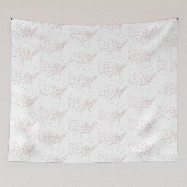 Item preview, United States of America (pink) designed and sold by Danny Branscombe.