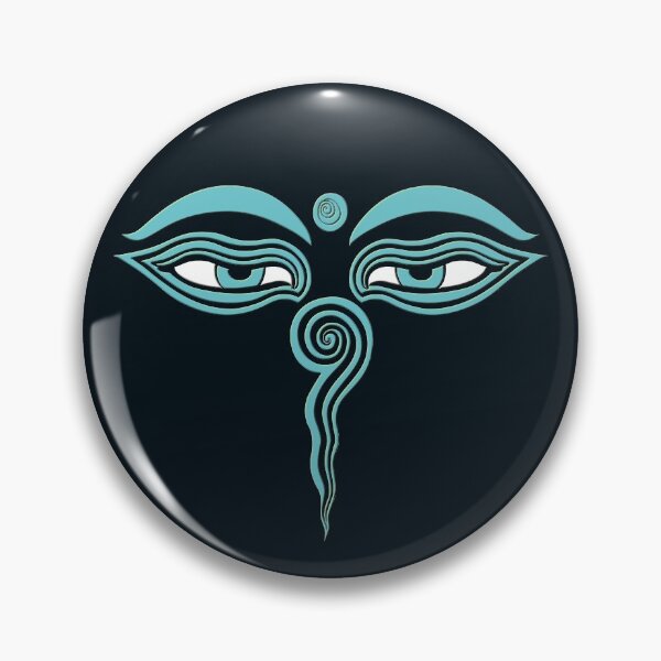 Item preview, Buddha Face In Teal designed and sold by kernowerno.