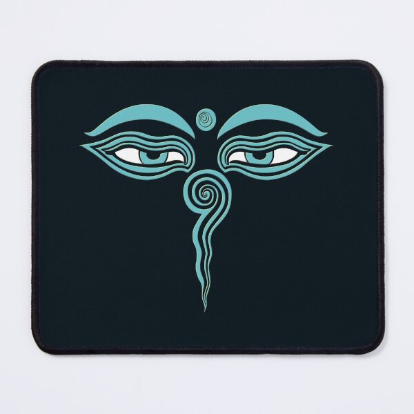 Item preview, Buddha Face In Teal designed and sold by kernowerno.