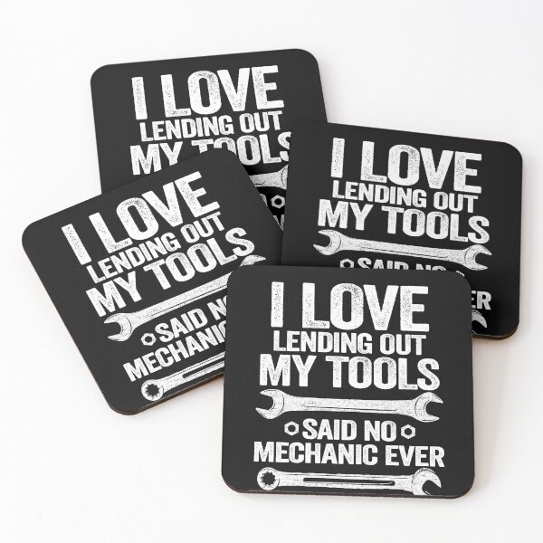 Item preview, I Love Lending Out My Tools Funny Mechanic designed and sold by Stronzi.
