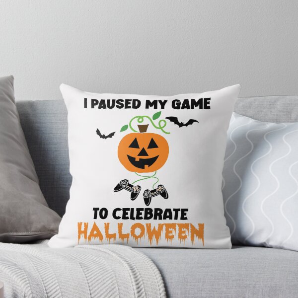 Item preview, Gamer Girl I Paused my Game to Celebrate Halloween Funny Gaming Girls designed and sold by clothesy7.