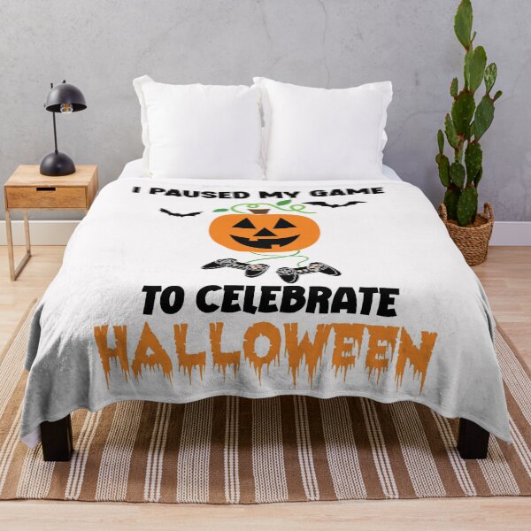 Item preview, Gamer Girl I Paused my Game to Celebrate Halloween Funny Gaming Girls designed and sold by clothesy7.