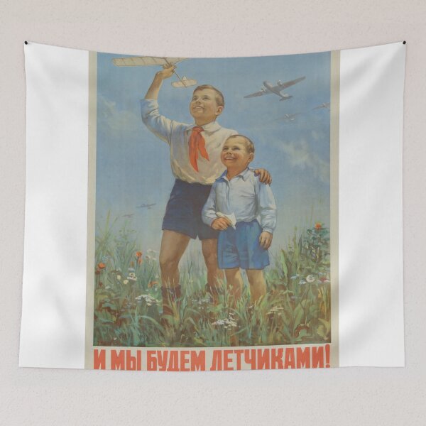 Item preview, Vintage Russian poster designed and sold by Tumbler72.