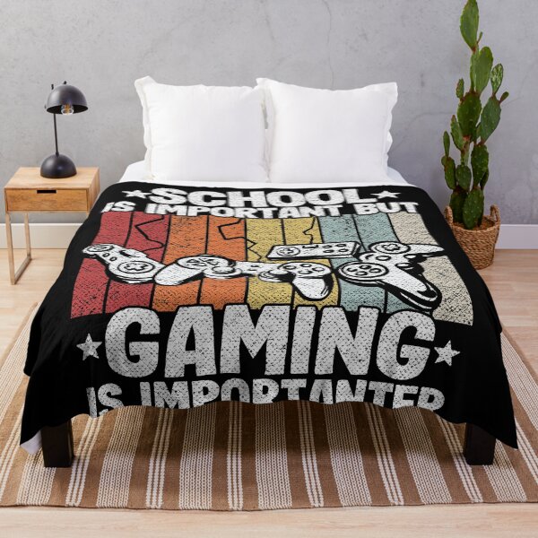 Item preview, School Is Important But Gaming Is Importanter Kids Gamer Gift designed and sold by Stronzi.