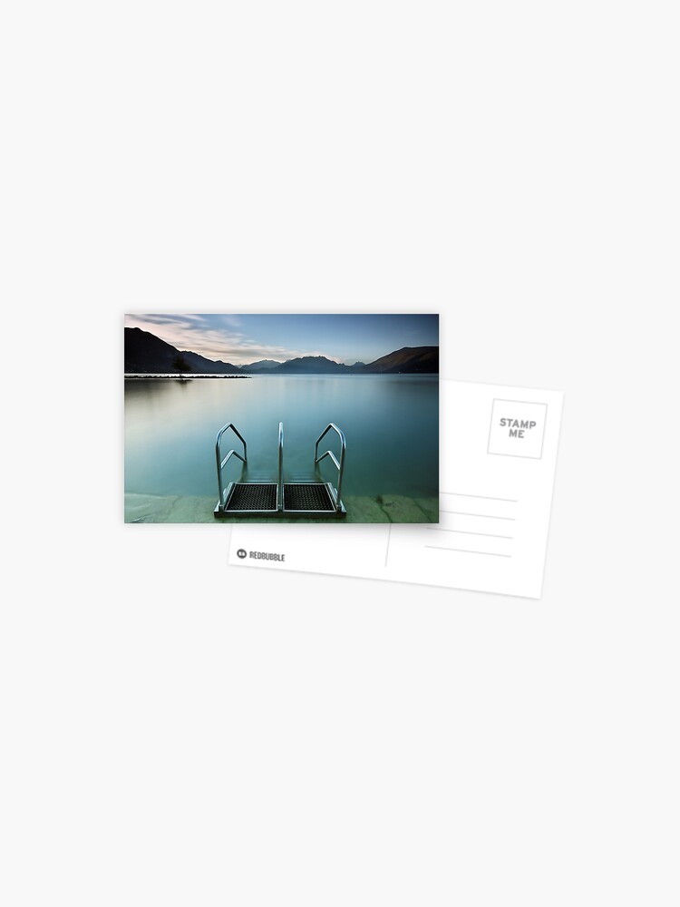 Thumbnail 1 of 2, Postcard, Annecy lake, morning at the beach designed and sold by patmo.