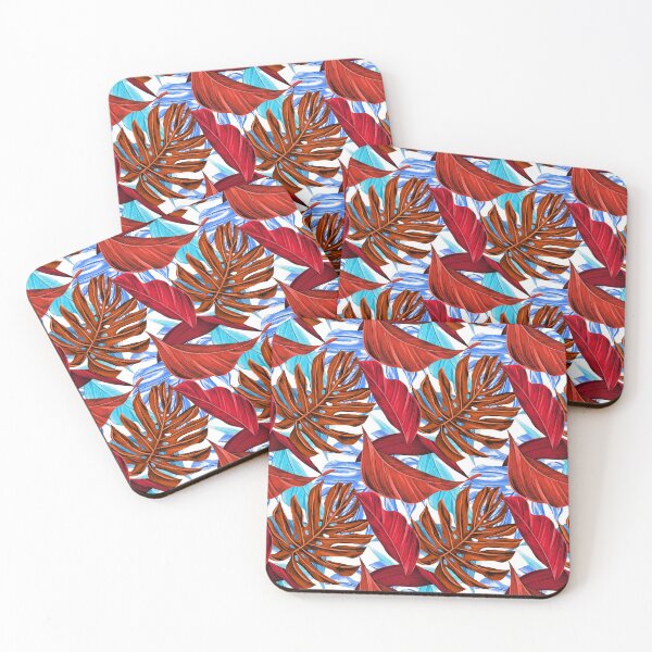 Item preview, Colorful Leaf Pattern Bed Sheet Design 3 designed and sold by PodiShawna.