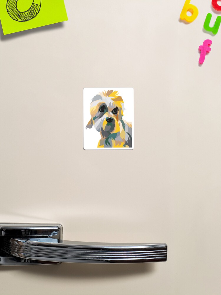 Thumbnail 1 of 3, Magnet, Dandie Dinmont Terrier Dog designed and sold by colorpooch.