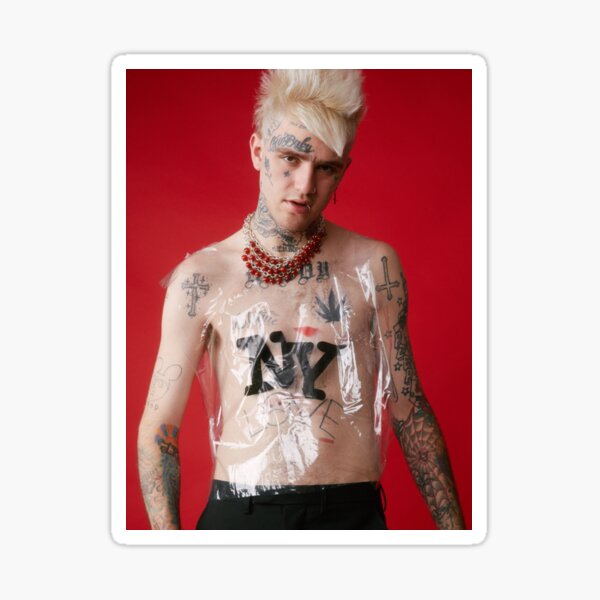 Lil Peep Sticker For Sale By Leminha Redbubble