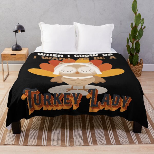 Item preview, When I Grow Up I Want To Be A Turkey Lady designed and sold by HumbleShirt.