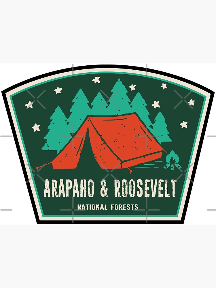"Arapaho And Roosevelt National Forests Camping" Poster for Sale by