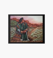 Listening To The Spirits, The Painting Art Board