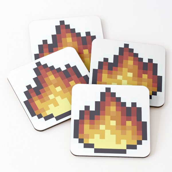 Item preview, Fire Pixel Art designed and sold by RednGreen.