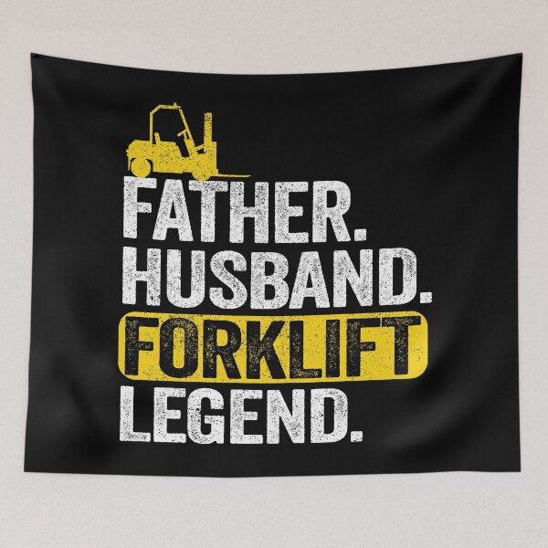 Item preview, Father Husband Forklift Legend Operator Driver Dad Gift designed and sold by Stronzi.