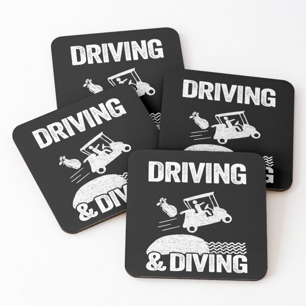 Item preview, Driving & Diving Golf Funny Golfing Gift Golfer designed and sold by Stronzi.