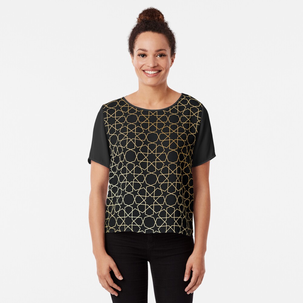 Moroccan 9 Chiffon Top