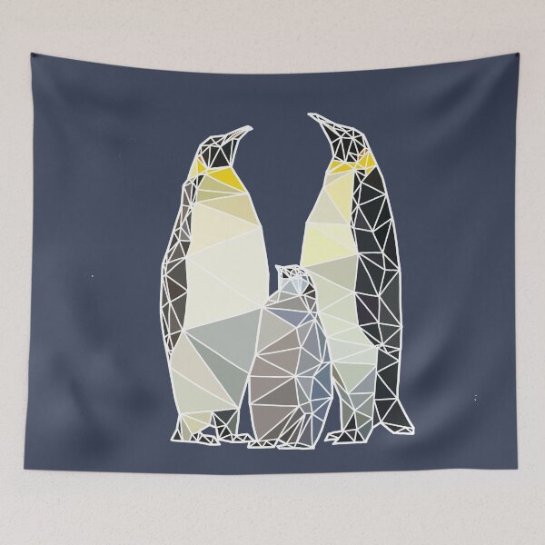 Item preview, Triangulated Emperor Penguin Family designed and sold by Arkneer.