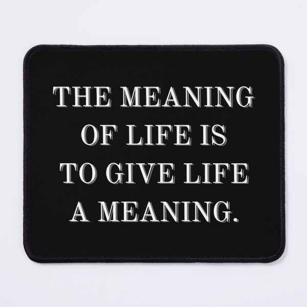 Item preview, THE MEANING OF LIFE designed and sold by SudeeshArt.