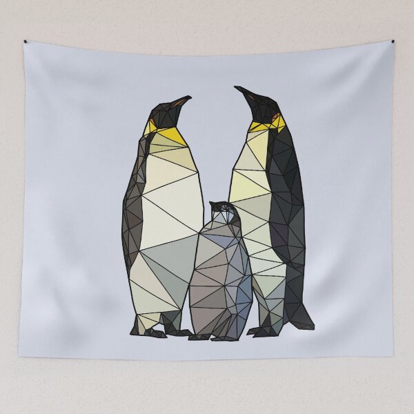 Item preview, Triangulated Emperor Penguin Family designed and sold by Arkneer.