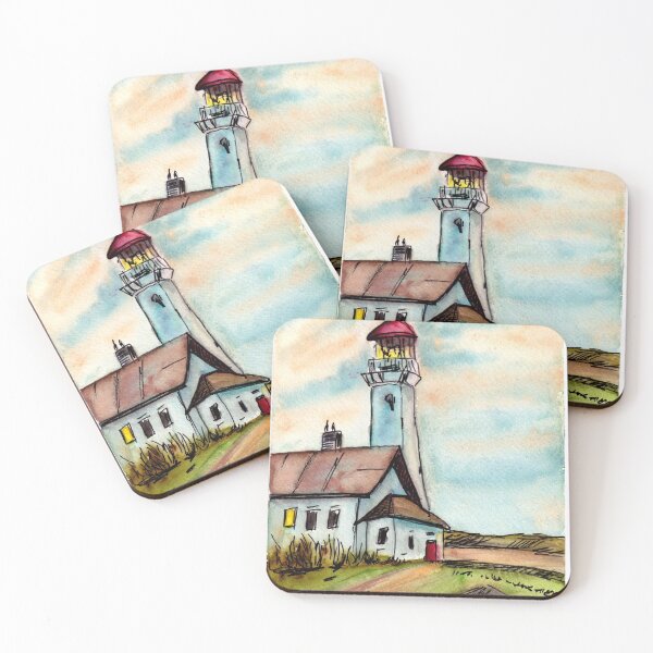 Item preview, Lighthouse on a hill designed and sold by laurelbeard.