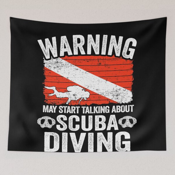 Item preview, Diver Down Flag May Talk About Scuba Diving Gift designed and sold by Stronzi.