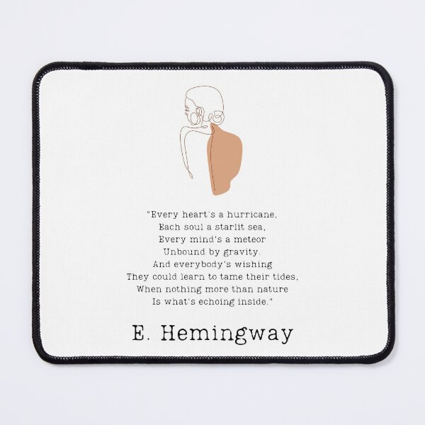 Item preview, "Every heart's a hurricane" designed and sold by BookberryGarden.