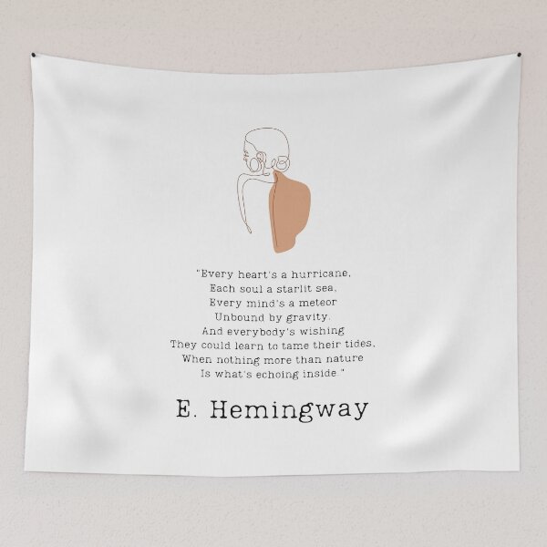 Item preview, "Every heart's a hurricane" designed and sold by BookberryGarden.