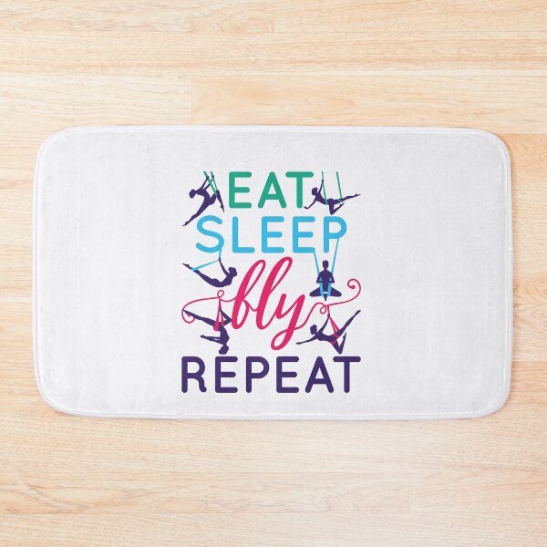 Item preview, Eat Sleep Fly Repeat Aerial Yoga designed and sold by jaygo.