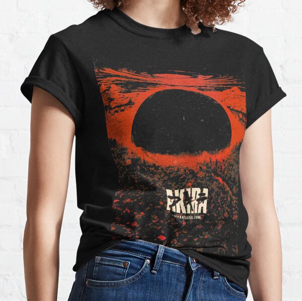 Affiche d'explosion de la ville cyberpunk d'Akira T-shirt classique