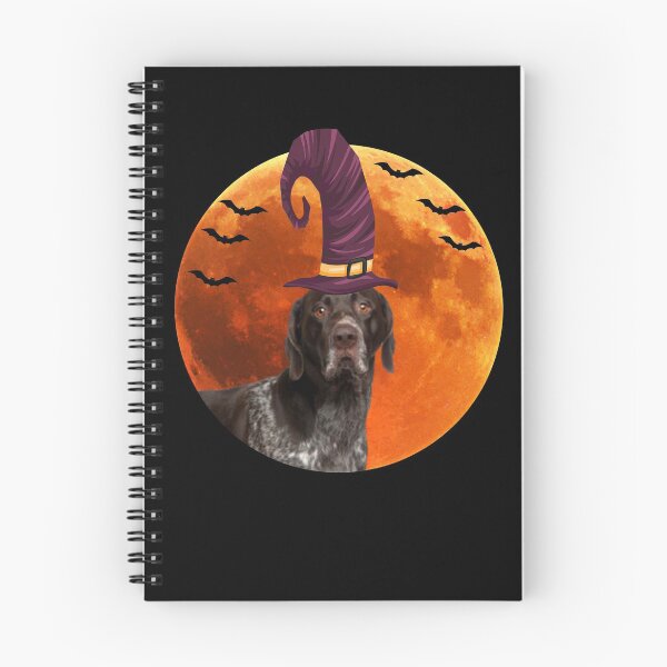 Item preview, Cute german shorthaired pointer dog with witch hat designed and sold by alaechamlal.