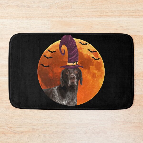 Item preview, Cute german shorthaired pointer dog with witch hat designed and sold by alaechamlal.