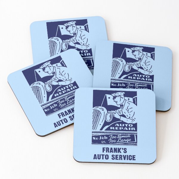 Item preview, FRANK'S AUTO SERVICE - NO JOB TOO SMALL - ADVERT designed and sold by ThrowbackAds.