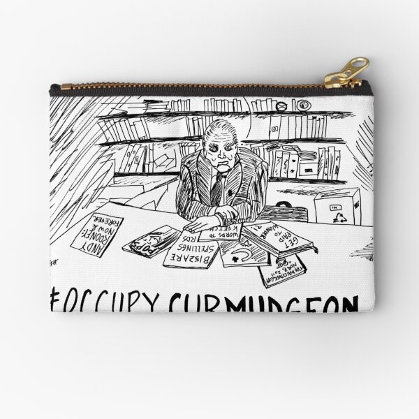 Andy Rooney RIP Occupy Curmudgeon Zipper Pouch