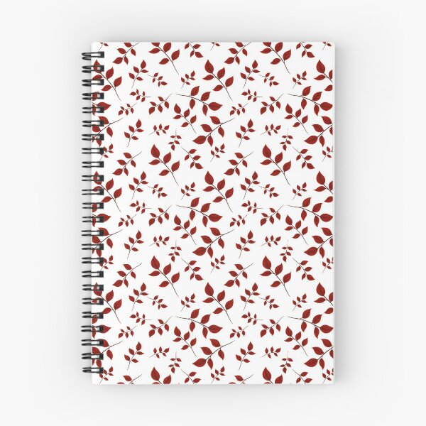 Item preview, Red Leaf Pattern Bed Sheet Design designed and sold by PodiShawna.